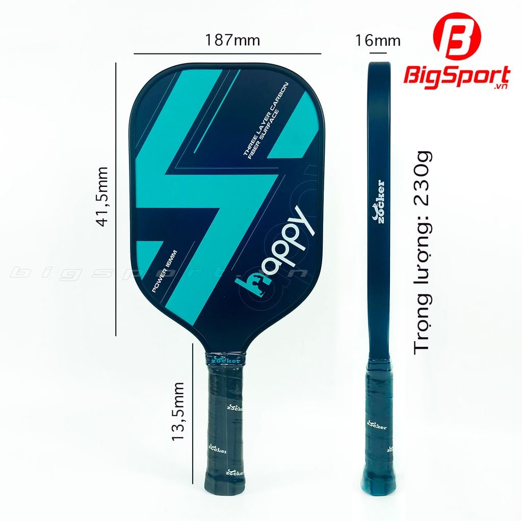 Vợt Pickleball Zocker Happy Standard HP01
