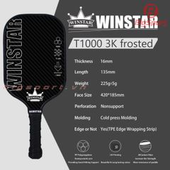 Vợt Pickleball Winstar T1000 K3 Frosted