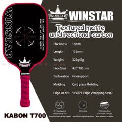 Vợt Pickleball Winstar Kabon T700
