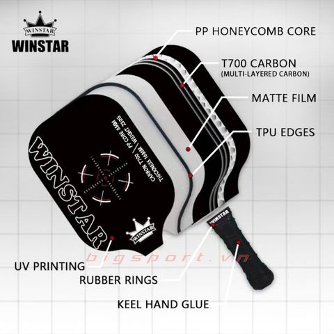 Vợt Pickleball Winstar T700 02