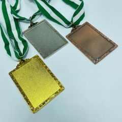 Huy chương thể thao kim loại hình vuông