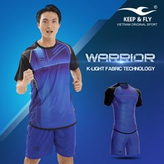 Bộ quần áo bóng đá Keep Fly-Warrior K-Light xanh bích chính hãng