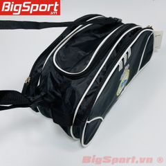 Túi đựng giày 3 ngăn câu lạc bộ Real Madrid màu đen