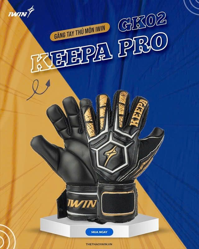 Găng thủ môn Iwin Keepa Pro GK02
