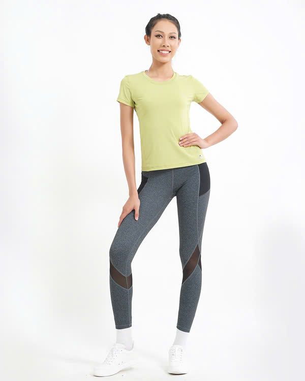 Áo tập gym nữ cổ tròn Icado AT31