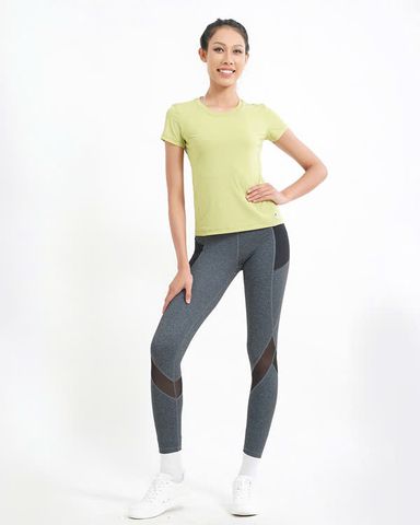 Áo tập gym nữ cổ tròn Icado AT31