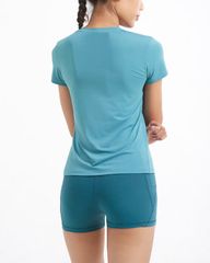 Áo tập gym nữ cổ tròn Icado AT31