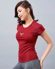 Áo nữ Pavo phối lưới AT1