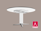 Bàn họp tròn POWER 100 D140 HPL - by Actiu