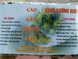 Cao gắm điều trị Gout (gút), đau nhức xương khớp cực hiệu quả