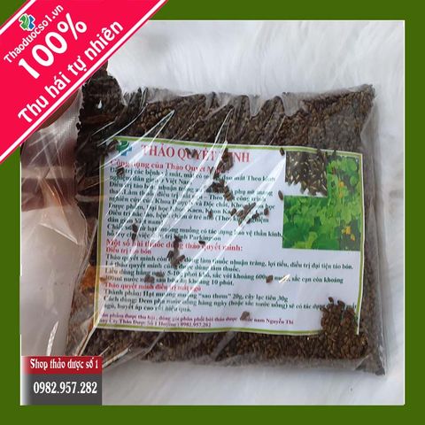 Thảo quyết minh ,Hạt muồng muồng điều trị mất ngủ, sáng mắt, nhuận tràng