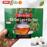 Cà Gai Leo Xạ Đen Herbmax hộp 60 gói – giải độc gan, da đẹp ngủ ngon, ngừa ung thư