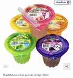 Thạch Monster hoa quả các vị hộp 180ml