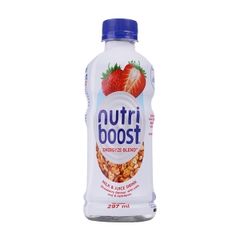 NƯỚC UỐNG SỮA TRÁI CÂY NUTRI BOOST HƯƠNG DÂU & YẾN MẠCH CHAI 297 ML