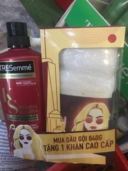 DẦU GỘI TRESEMME VÀO NẾP MƯỢT MÀ 640G KHĂN