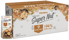 SỮA VINAMILK 9 LOẠI HẠT SUPER NUT ÍT ĐƯỜNG 180ML