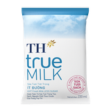 SỮA TƯƠI TIỆT TRÙNG TH TRUE MILK ÍT ĐƯỜNG 220ML UHT FRESH MILK LESS SUGAR 220ML