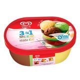 KEM HỘP WALL'S 3IN1 NEOPOLITAN 430G WALLS ICE CREAM 3IN1 NEOPOLETEN 430G