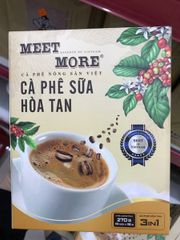 CÀ PHÊ SỮA HOÀ TAN MEET MORE 270G D0