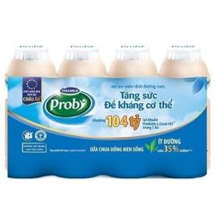 SỮA CHUA UỐNG PROBI ÍT ĐƯỜNG – LỐC 4 CHAI X 130ML-1