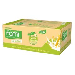 SỮA ĐẬU NÀNH FAMI NGUYÊN CHẤT ÍT ĐƯỜNG 40 BỊCHX200ML