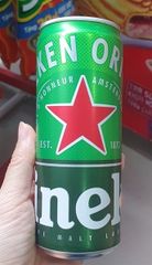 BIA HEINEKEN ORIGINAL LON CAO XANH 330ML