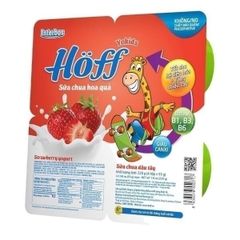 SỮA CHUA HOFF NGUYÊN BẢN VỈ 4 HỘP 220G