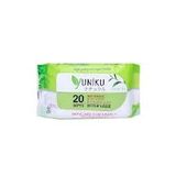 KHĂN ƯỚT YUNIKU 20 TỜ HƯƠNG TRÀ XANH/ HOA NHÀI/ HOA ANH ĐÀO