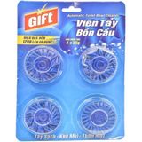 VIÊN TẨY BỒN CẦU GIFT (VỈ 4 VIÊN)