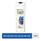 DẦU GỘI CLEAR 5 TINH DẦU CHO DA ĐẦU KHÔ 340G