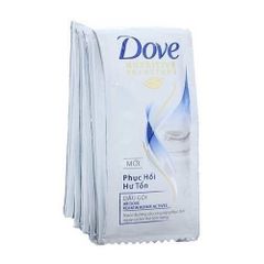 DẦU GỘI PHỤC HỒI TÓC HƯ TỔN DOVE GÓI 6G 1DAY 12 GOI