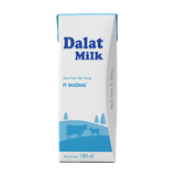 SỮA TIỆT TRÙNG ÍT ĐƯỜNG DALAT MILK UHT FRESH MILK LESS SUGAR 180ML