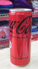 COCACOLA ZERO NƯỚC GIẢI KHÁT COCA KHÔNG ĐƯỜNG LON 320ML