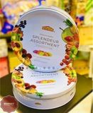 Kẹo mềm trái cây Rinda hộp thiếc tròn 400g
