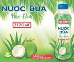 Nước dừa nha đam ZEZO68-500ML