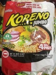 MÌ JUMBO KORENO BÒ CAY TÚI 1KG