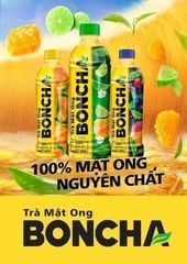 NƯỚC BONCHA TRÀ CHANH MẬT ONG VỊ CHANH & VIỆT QUỐC& TẮC 8936048474577 8936048474553