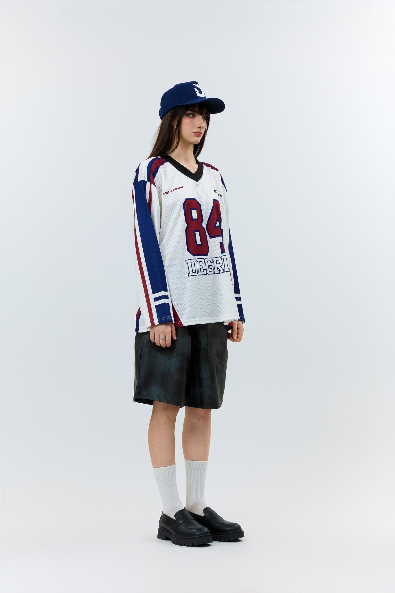  Áo thun tay dài Degrey Jersey long sleeve cổ tim in hình thời trang thể thao nam nữ Flexible x3 color - FLEX 