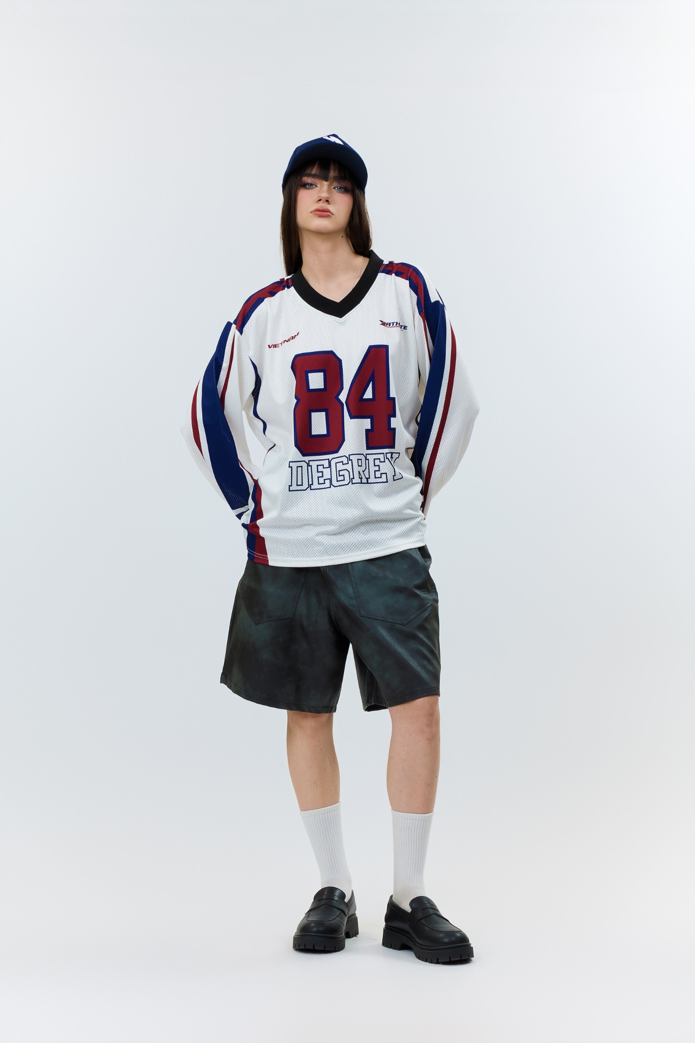  Áo thun tay dài Degrey Jersey long sleeve cổ tim in hình thời trang thể thao nam nữ Flexible x3 color - FLEX 