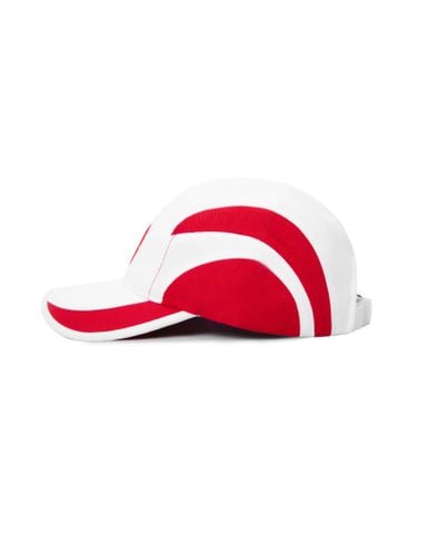  Mũ/Nón Degrey màu trắng phối đỏ lưỡi trai cap thêu logo thiết kế thời trang - CAPTDO 