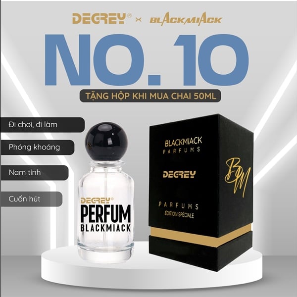  Nước hoa Degrey Black Miack No10 - SAU 