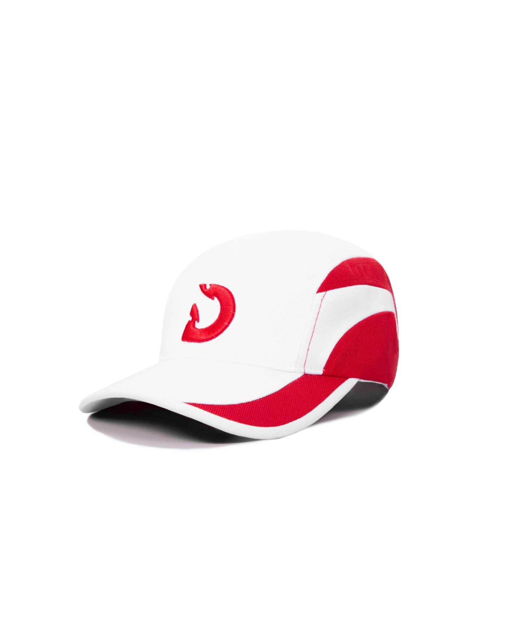  Mũ/Nón Degrey màu trắng phối đỏ lưỡi trai cap thêu logo thiết kế thời trang - CAPTDO 