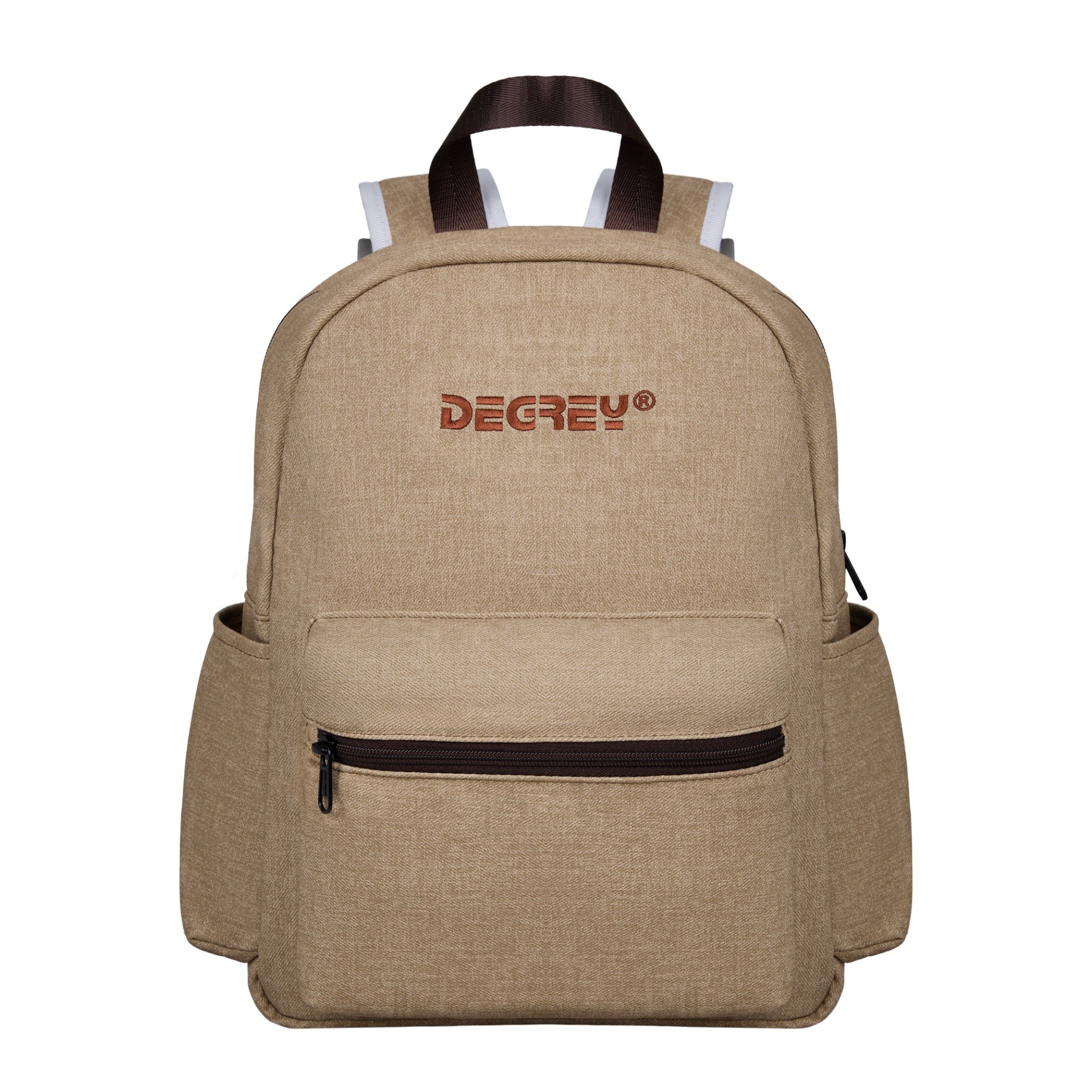  Degrey Small Size Simili màu nâu jean Basic Balo 1 Ngăn - LBBMNAU 