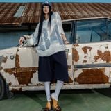  Áo thun Degrey Jersey cổ tim in hình thời trang thể thao nam nữ màu camo xám - JERCAMOXAM 