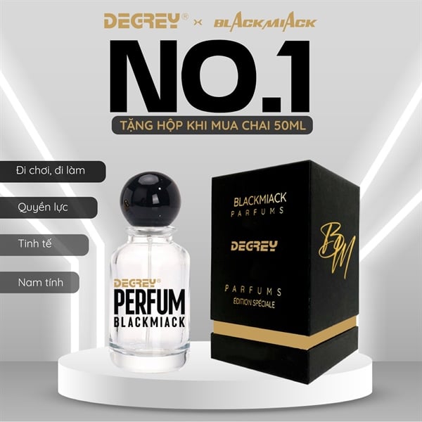  Nước hoa Degrey Black Miack No1. forhim - HIM 