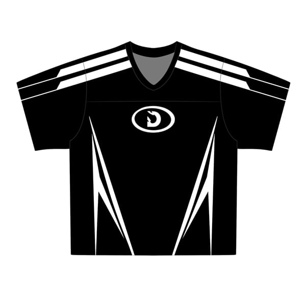  Áo thun thể thao màu BLACK FANG Degrey Jersey 84 cổ tim - JERFANGD 