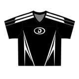  Áo thun thể thao màu BLACK FANG Degrey Jersey 84 cổ tim - JERFANGD 
