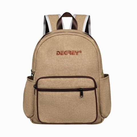  Degrey Small Size Double Simili màu nâu jean Basic Balo 2 Ngăn - LBBDMNAU 