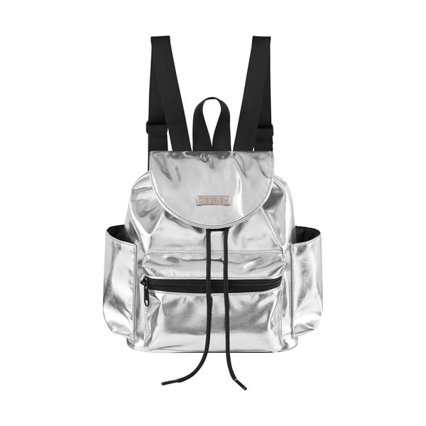  Degrey Mini Backpack Drawstring Silver - MBPS 