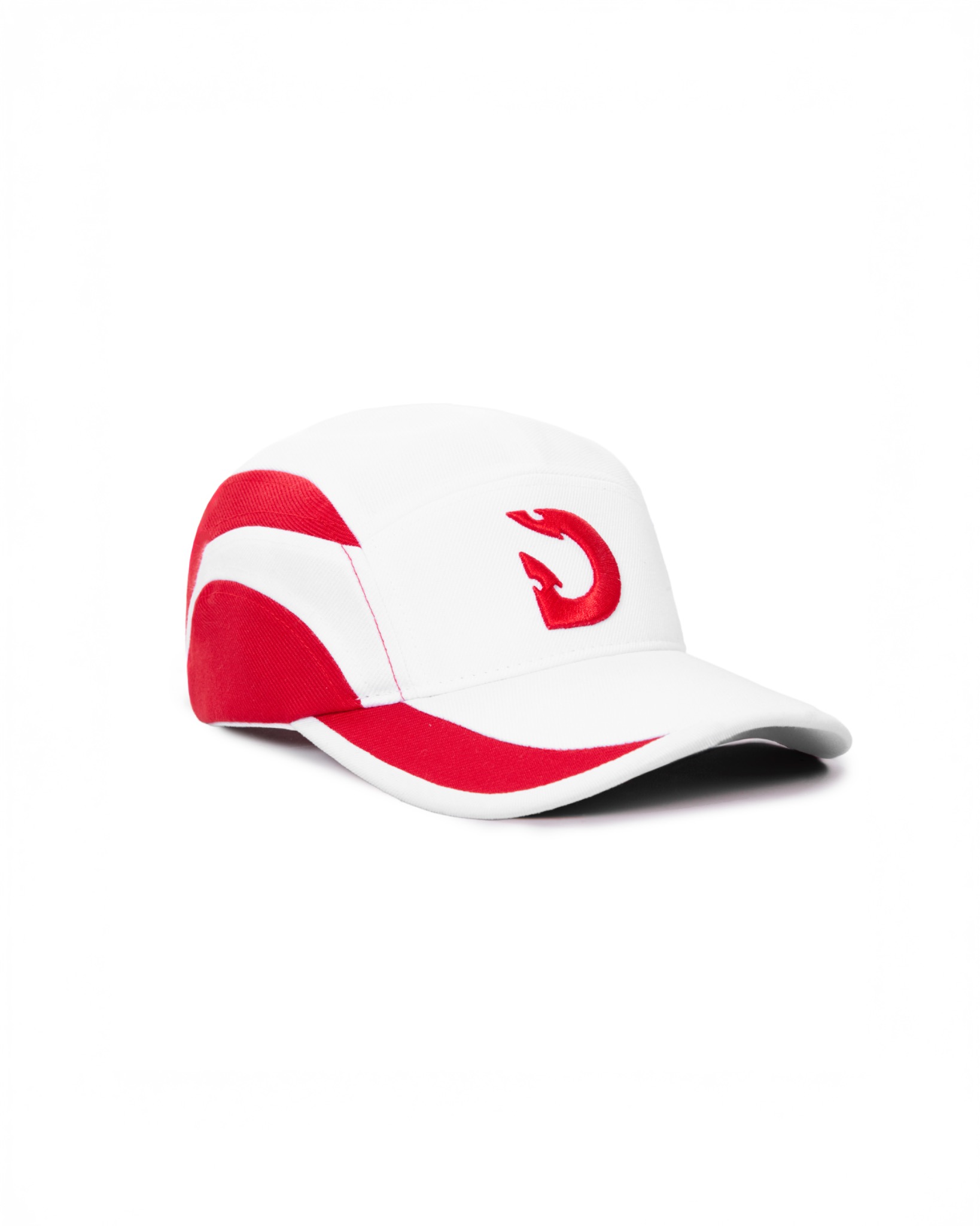  Mũ/Nón Degrey màu trắng phối đỏ lưỡi trai cap thêu logo thiết kế thời trang - CAPTDO 